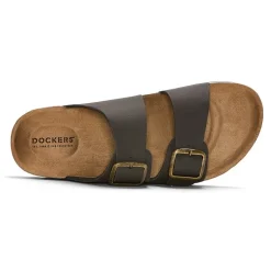 Dockers Mens Adjustable Strap Footbed Sandals