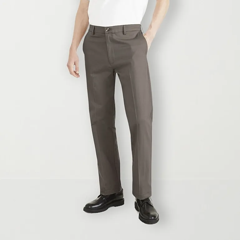 Dockers Signature Iron Free With Stain Defender Mens Comfort Waistband Classic Fit Flat Front Pant