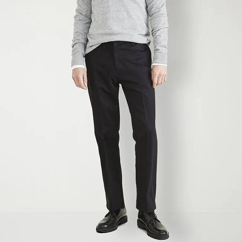 Dockers Signature Iron Free With Stain Defender Mens Comfort Waistband Classic Fit Flat Front Pant