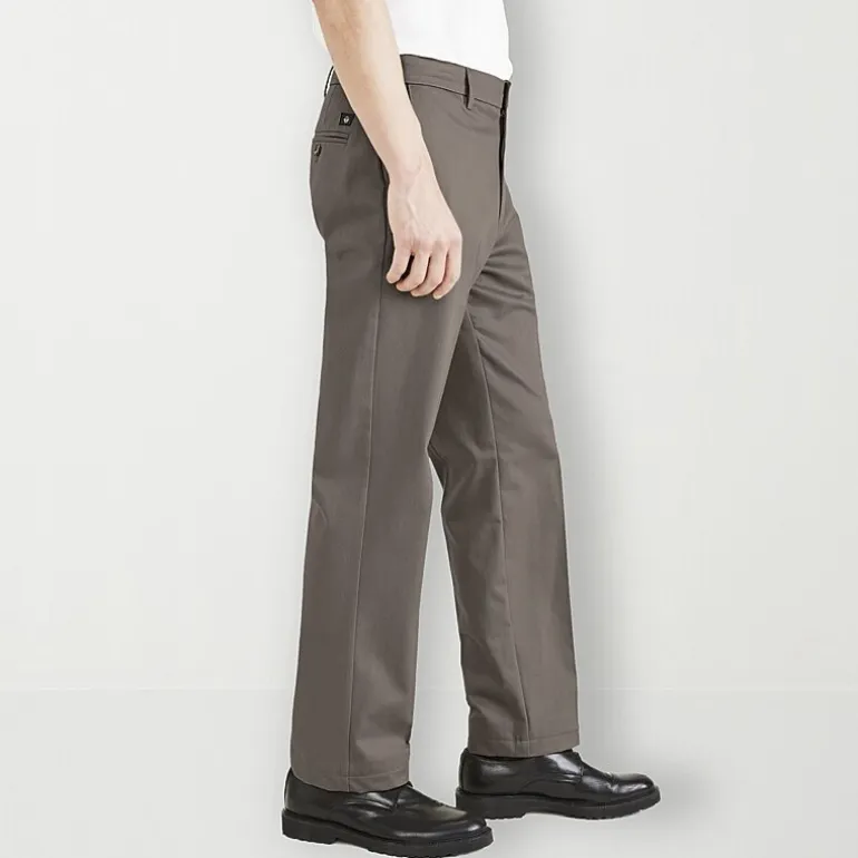 Dockers Signature Iron Free With Stain Defender Mens Comfort Waistband Classic Fit Flat Front Pant