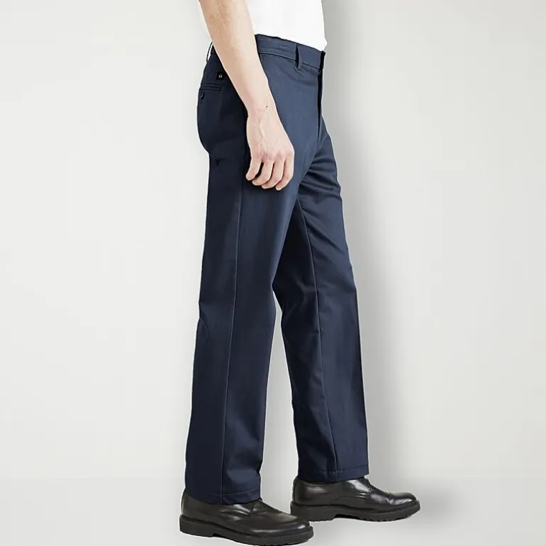 Dockers Signature Iron Free With Stain Defender Mens Comfort Waistband Classic Fit Flat Front Pant