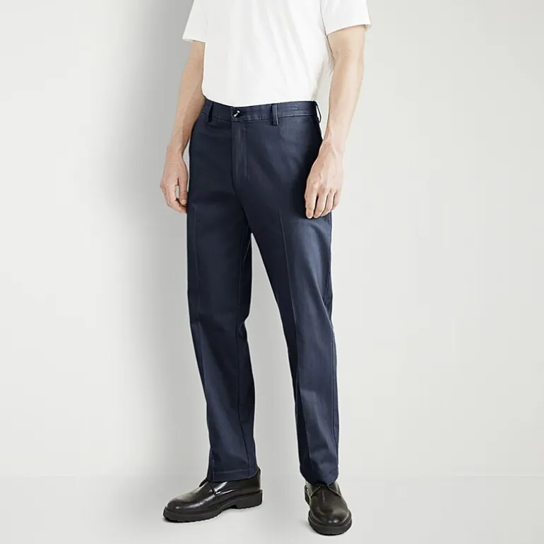 Dockers Signature Iron Free With Stain Defender Mens Comfort Waistband Classic Fit Flat Front Pant