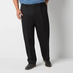 Dockers Signature Iron Free With Stain Defender Mens Comfort Waistband Classic Fit Big and Tall Pleated Pant