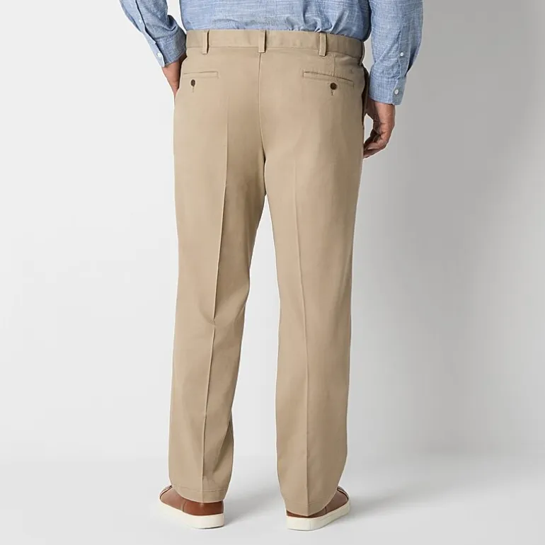 Dockers Signature Iron Free With Stain Defender Mens Comfort Waistband Classic Fit Big and Tall Pleated Pant