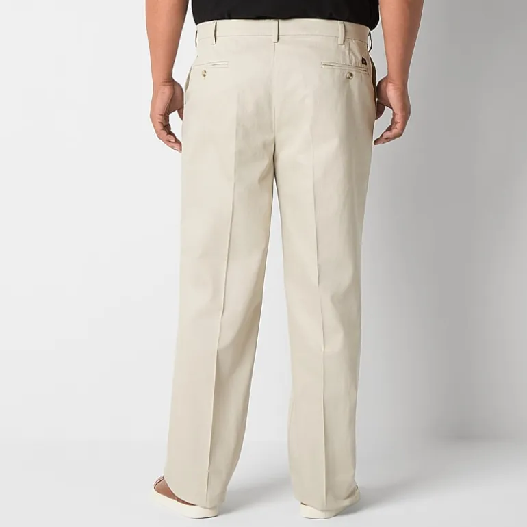 Dockers Signature Iron Free With Stain Defender Mens Comfort Waistband Classic Fit Big and Tall Pleated Pant