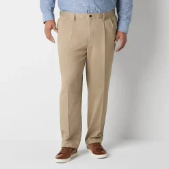 Dockers Signature Iron Free With Stain Defender Mens Comfort Waistband Classic Fit Big and Tall Pleated Pant