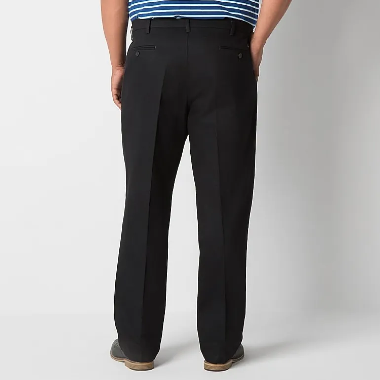 Dockers Signature Iron Free With Stain Defender Mens Comfort Waistband Classic Fit Big and Tall Pleated Pant