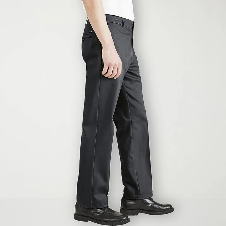Dockers Signature Iron Free With Stain Defender Mens Comfort Waistband Classic Fit Big and Tall Flat Front Pant