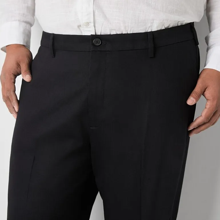 Dockers Signature Iron Free With Stain Defender Mens Comfort Waistband Classic Fit Big and Tall Flat Front Pant