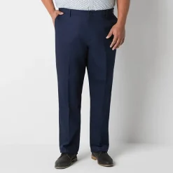 Dockers Signature Iron Free With Stain Defender Mens Comfort Waistband Classic Fit Big and Tall Flat Front Pant