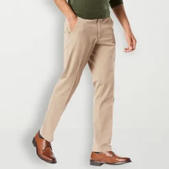 Dockers Workday Khaki With Smart 360 Flex Mens Slim Fit Flat Front Pant