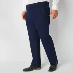 Dockers Workday Khaki With Smart 360 Flex Mens Classic Fit Big and Tall Flat Front Pant