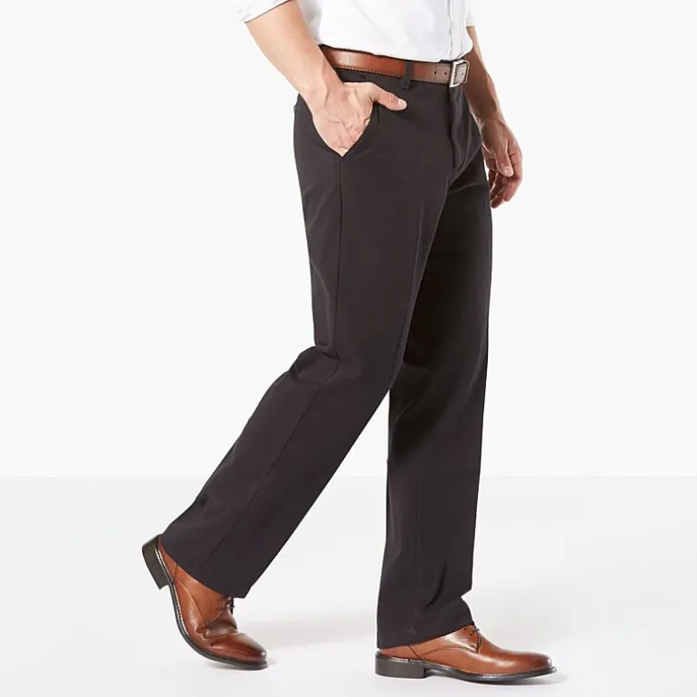 Dockers Workday Khaki With Smart 360 Flex Mens Classic Fit Big and Tall Flat Front Pant