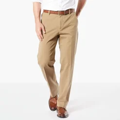 Dockers Workday Khaki With Smart 360 Flex Mens Classic Fit Big and Tall Flat Front Pant