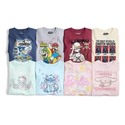 Dog Man Little & Big Kid Boys Crew Neck Short Sleeve Regular Fit Graphic T-Shirt