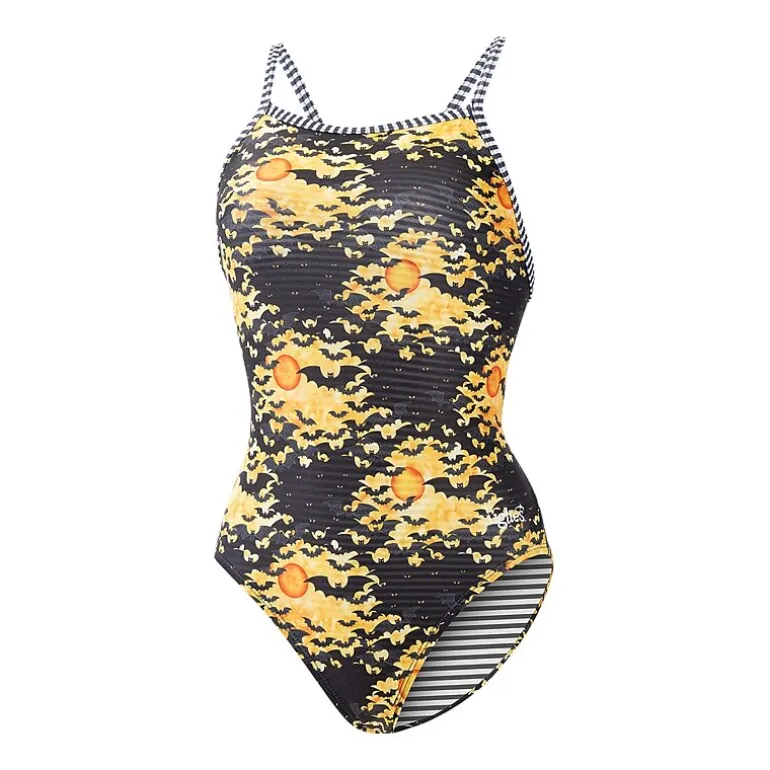 Dolfin Womens Juniors Plus Full Coverage One Piece Swimsuit