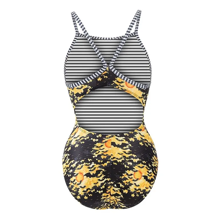 Dolfin Womens Juniors Plus Full Coverage One Piece Swimsuit
