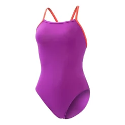 Dolfin Womens Juniors Plus Full Coverage One Piece Swimsuit