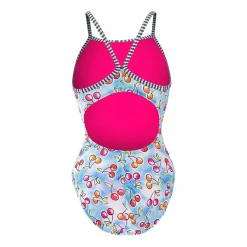 Dolfin Womens Tie Dye Juniors Plus Moderate Coverage One Piece Swimsuit