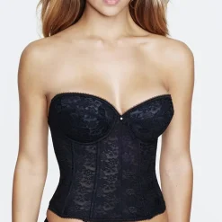 Dominique Annabel Lace Longline Bridal Bustier Bra-7749