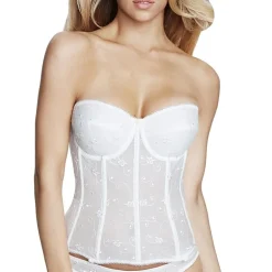 Dominique Lace Corset Bridal Bustier Bra-8900