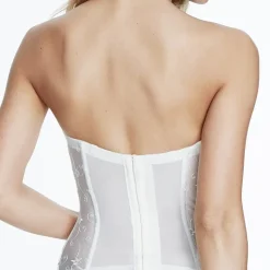 Dominique Lace Corset Bridal Bustier Bra-8900