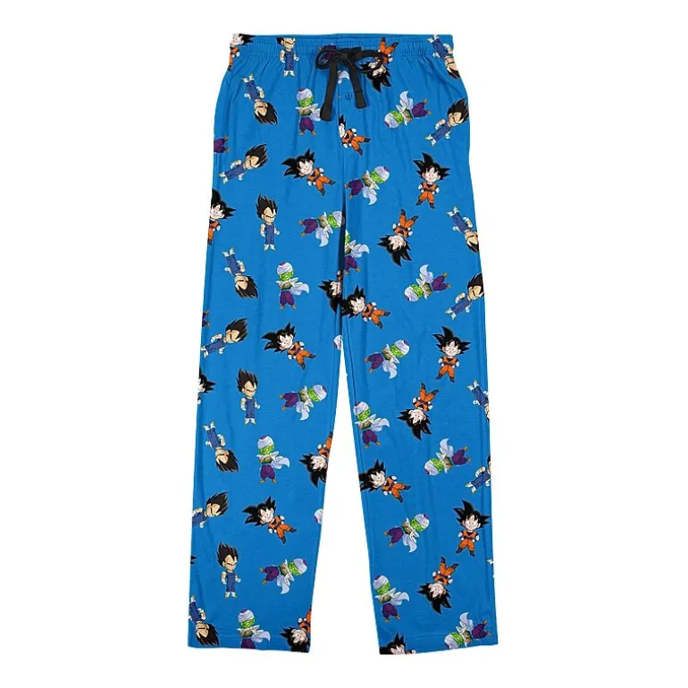 Dragon Ball Z Mens Fleece 1 Pair Pajama Pants