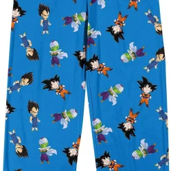 Dragon Ball Z Mens Fleece 1 Pair Pajama Pants