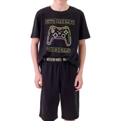 Dream Big Peace Out Little & Big Kid Boys Crew Neck Short Sleeve 3-pc. Pajama Set