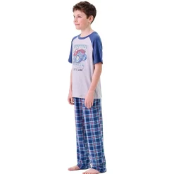 Dream Big Peace Out Little & Big Kid Boys Crew Neck Short Sleeve 3-pc. Pajama Set