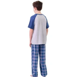 Dream Big Peace Out Little & Big Kid Boys Crew Neck Short Sleeve 3-pc. Pajama Set