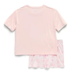 Dream Big Peace Out Little & Big Kid Girls Crew Neck Short Sleeve 2-pc. Pajama Set