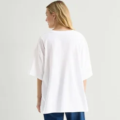 Drinks Grid Boyfriend Tee Womens Juniors Crew Neck Short Sleeve Loose Fit Graphic T-Shirt