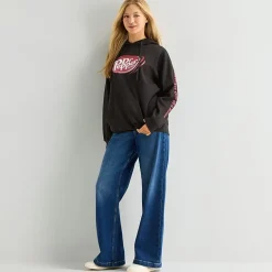 Dr Pepper Womens Juniors Long Sleeve Fleece Hoodie