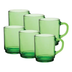 Duralex Versailles 6-pc. 8oz. Coffee Mug Set