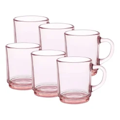 Duralex Versailles 6-pc. 8oz. Coffee Mug Set