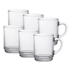 Duralex Versailles 6-pc. 8oz. Coffee Mug Set