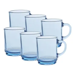 Duralex Versailles 6-pc. 8oz. Coffee Mug Set