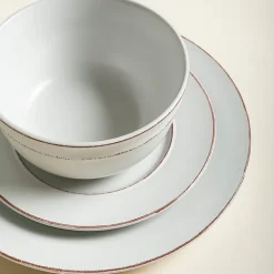 EARTH & CLAY Hazel 24-pc. Stoneware Dinnerware Set