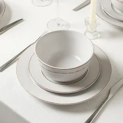 EARTH & CLAY Hazel 24-pc. Stoneware Dinnerware Set
