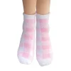 Earth Therapeutics Pink Plaid Aloe Moisturizing Socks