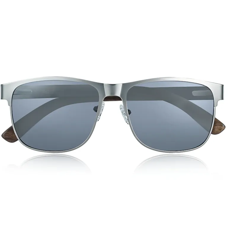 Earth Wood Reine Unisex Polarized Sunglasses