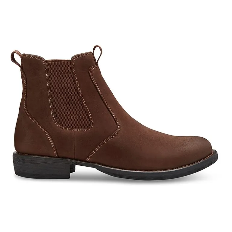 Eastland Mens Daily Double Chelsea Boot Block Heel Chelsea Boots