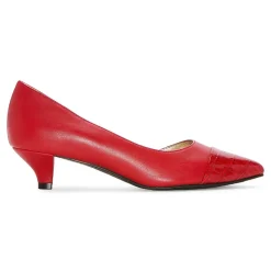 east 5th Dion Womens Pointed Closed Toe Kitten Heel Pumps
