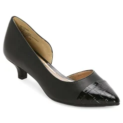 east 5th Dion Womens Pointed Closed Toe Kitten Heel Pumps