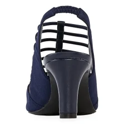 east 5th Neville Womens Round Peep Toe Block Heel Pumps