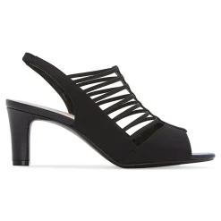 east 5th Neville Womens Round Peep Toe Block Heel Pumps
