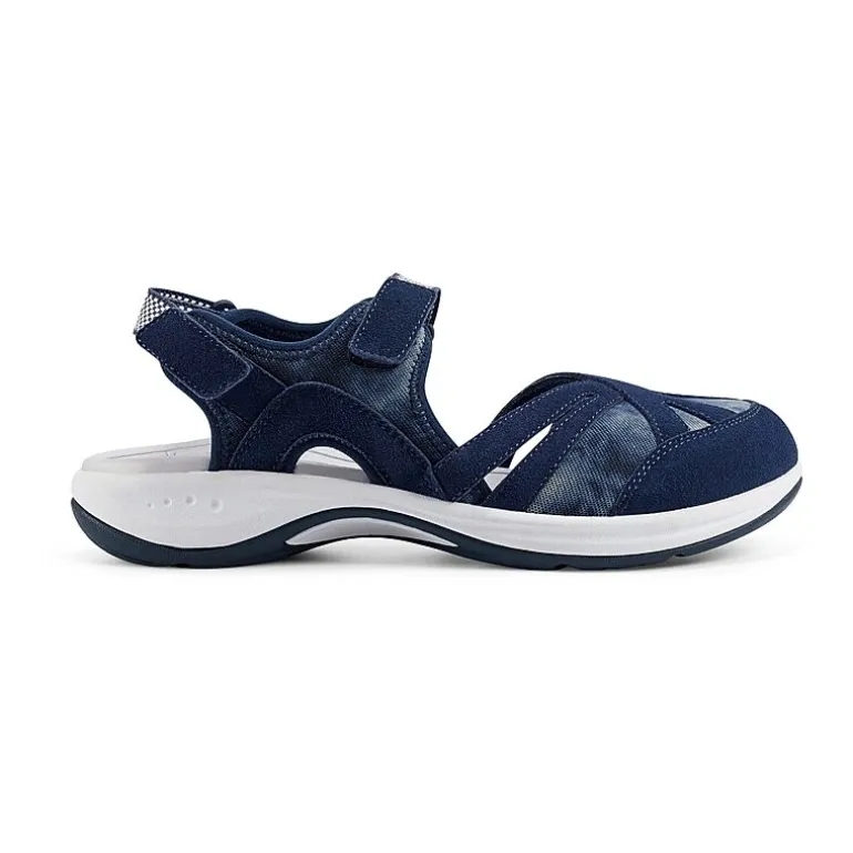 Easy Spirit Womens Esplash Adjustable Strap Flat Sandals