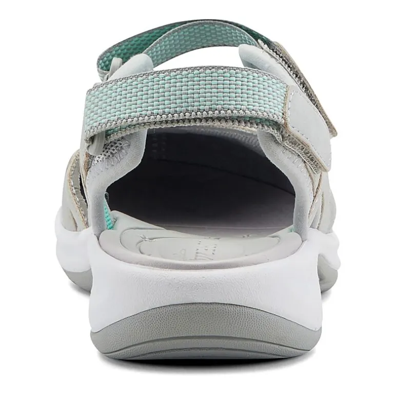 Easy Spirit Womens Esplash Adjustable Strap Flat Sandals