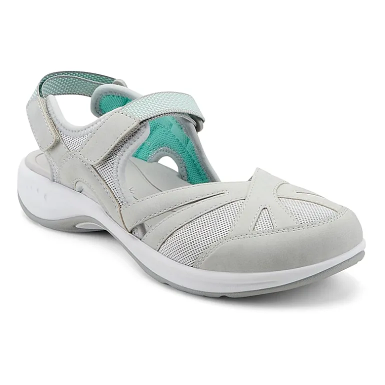 Easy Spirit Womens Esplash Adjustable Strap Flat Sandals